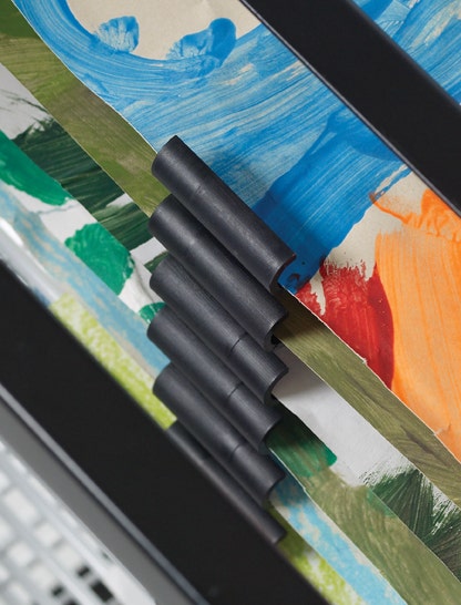 Spring Loaded Paint Drying Rack