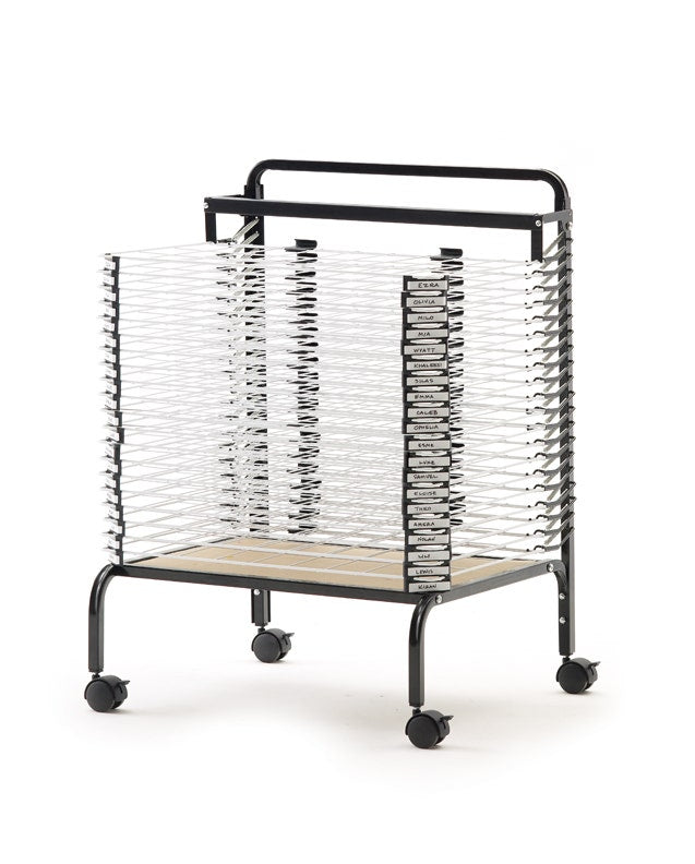 Spring Loaded Paint Drying Rack