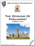 Canadian Government Lessons: The Opening of Parliament Ebook