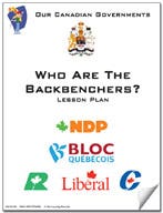 Canadian Government Lessons: Who Are the Backbenchers? Ebook