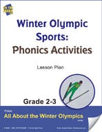 Winter Olympic Sounds - Phonics Activities Gr. 2-3 Lesson Pl