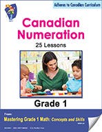 Canadian Numeration Lessons for Grade 1 (eBook) Ebook