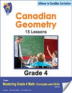 Canadian Geometry Lessons for Grade 4 (eBook) Ebook