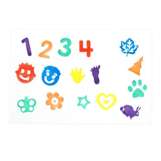 Stampers Shapes & Numbers Set of 26