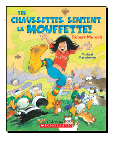 Tes chaussettes sentent la mouffette