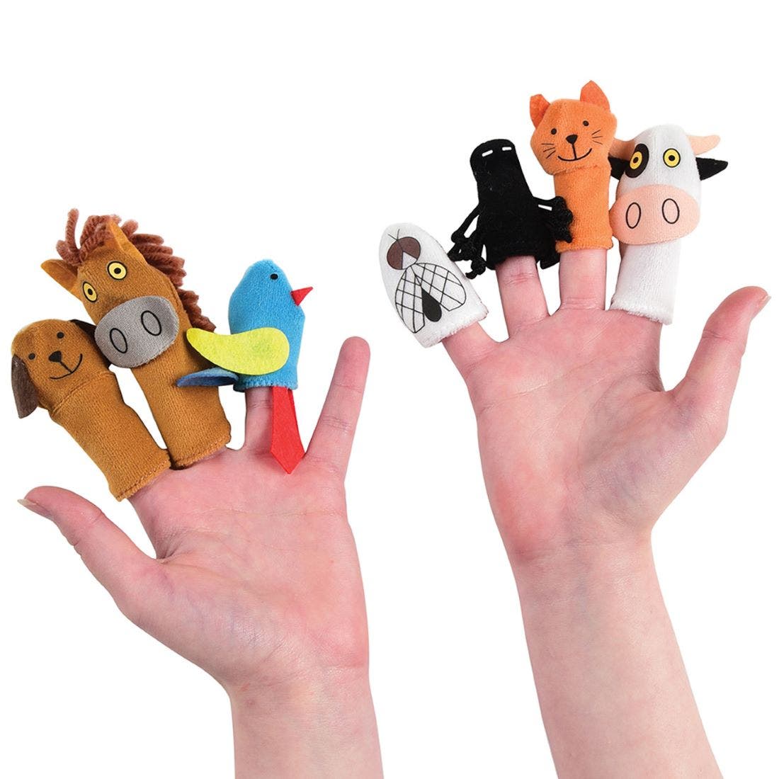 There was an old Lady who Swallowed a Fly Puppet & Finger Pu