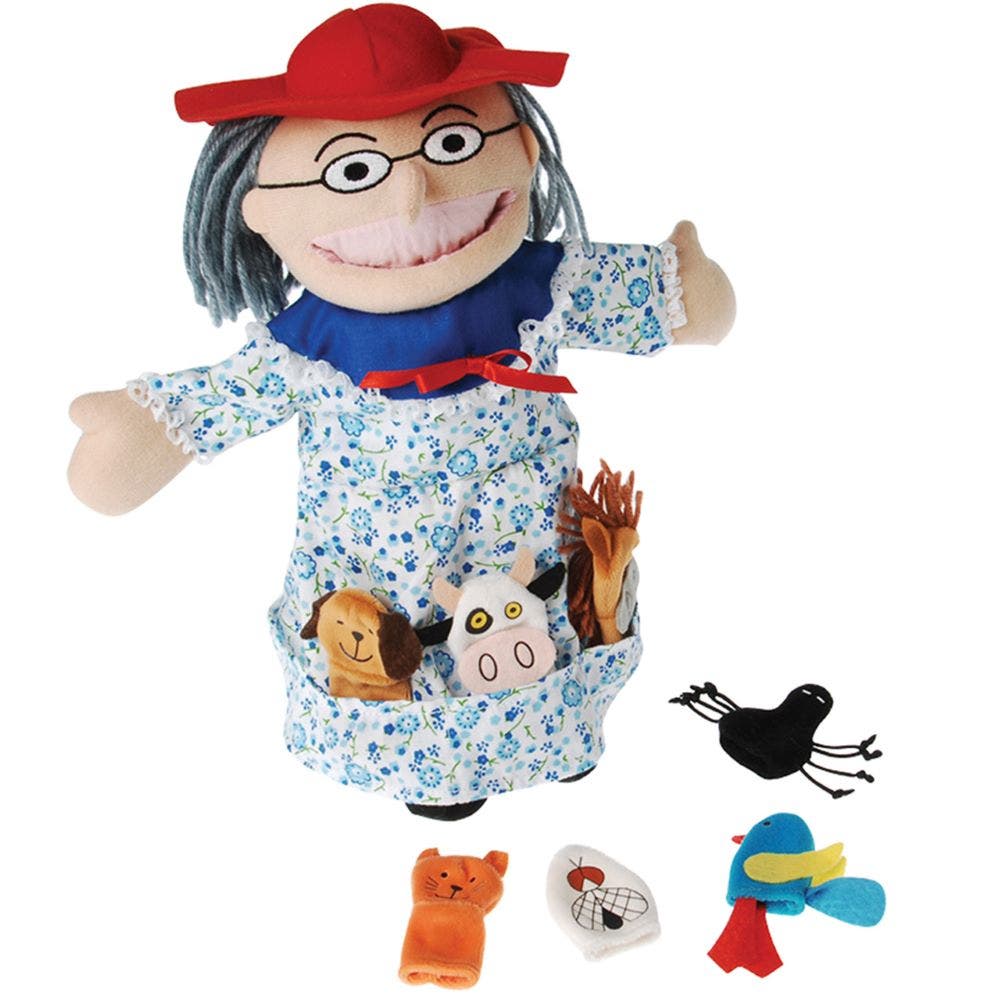 There was an old Lady who Swallowed a Fly Puppet & Finger Pu