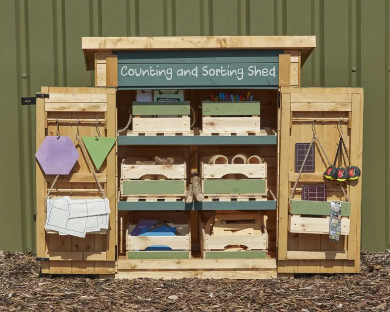 Toddler Maths Sorting Shed