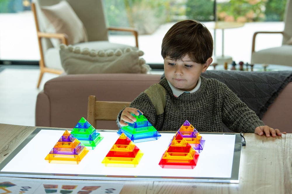 Translucent Colour Pyramid Builder