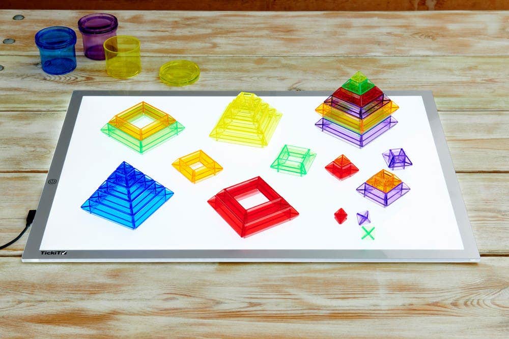 Translucent Colour Pyramid Builder