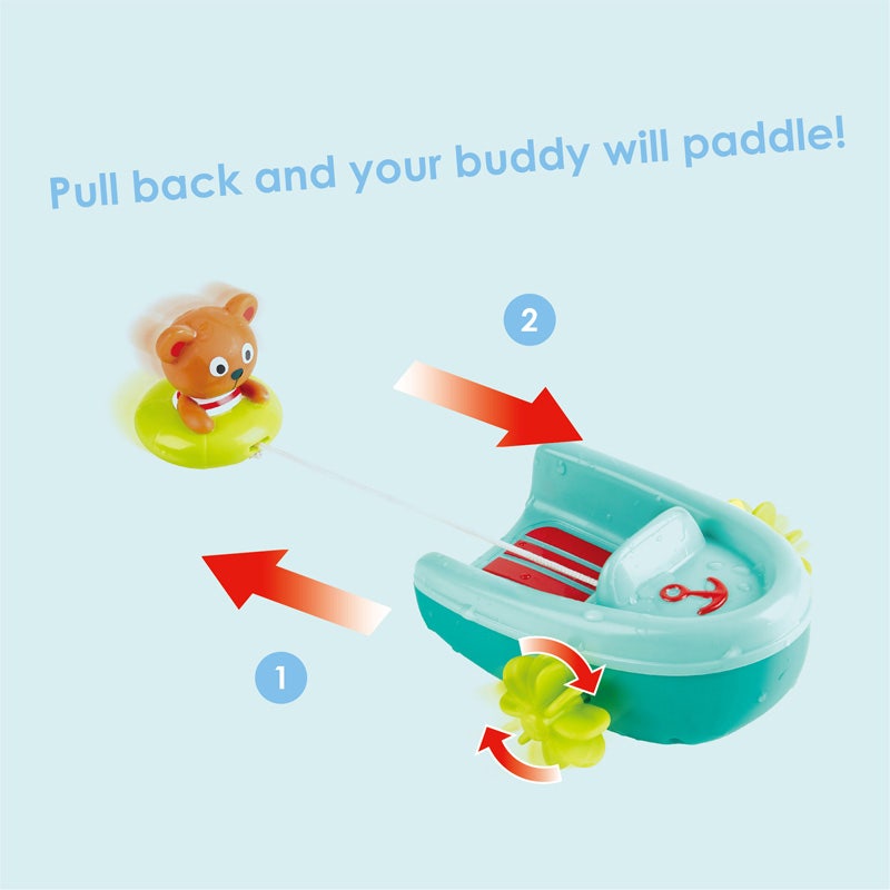 Tubing Pull-Back Boat by Hape