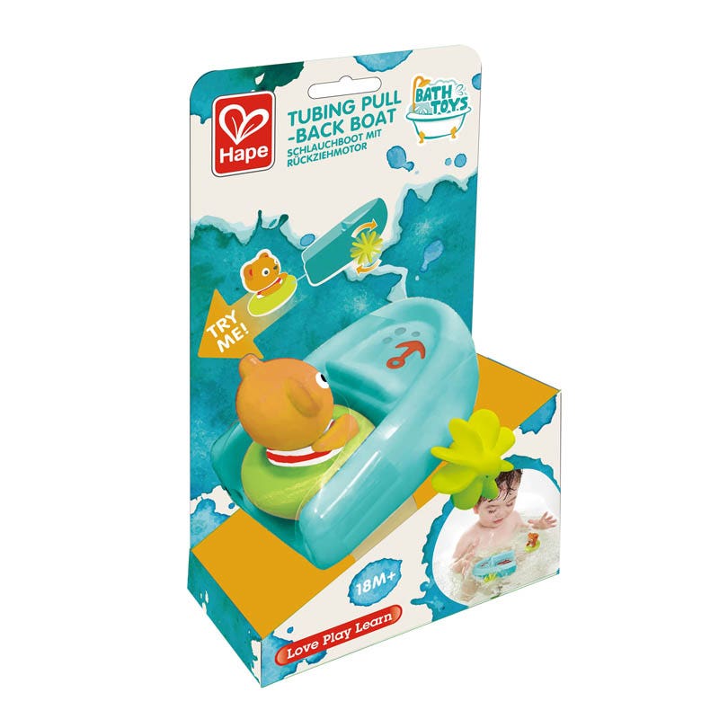 Tubing Pull-Back Boat by Hape