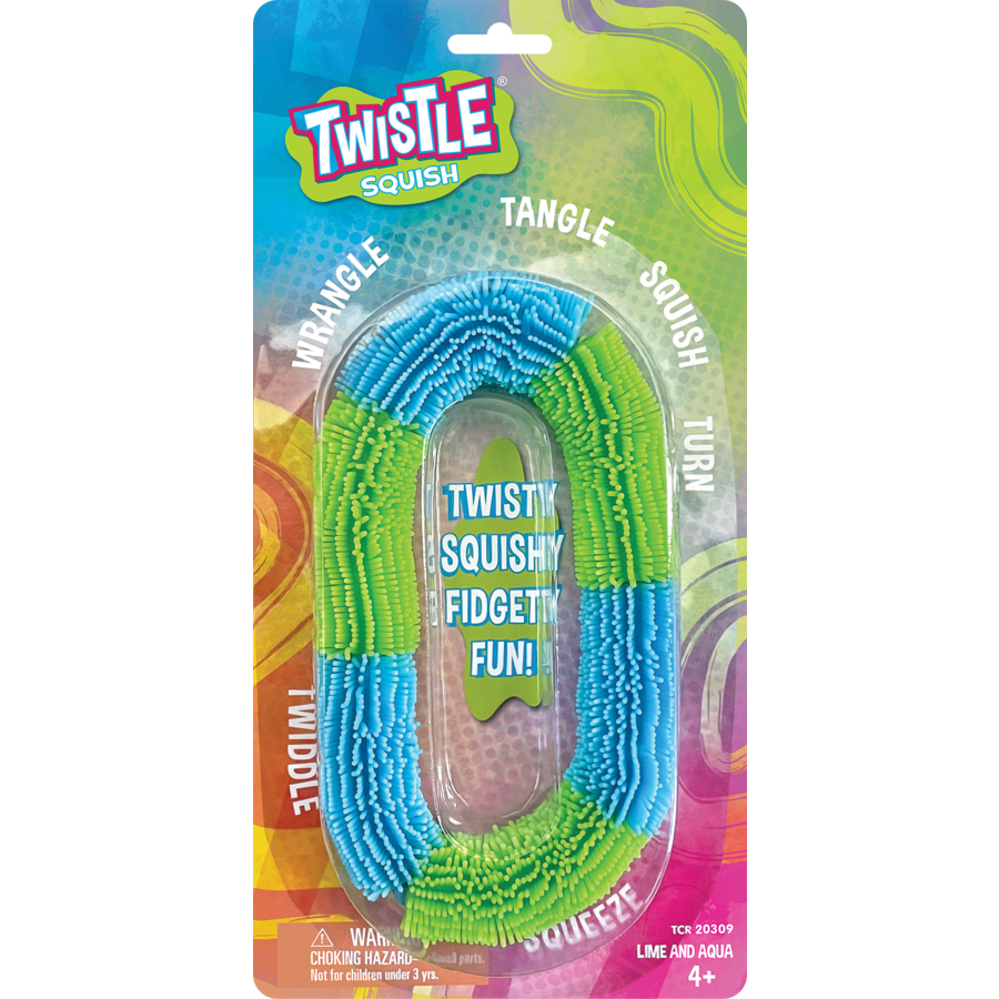 Twistle Squish Aqua and Lime