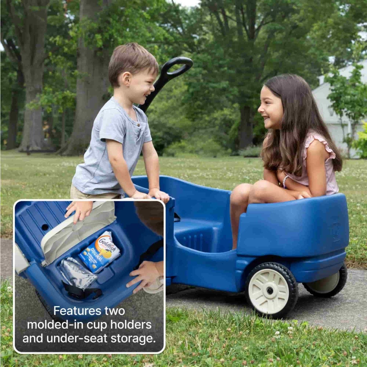 Wagon for Two Plus Denim Blue