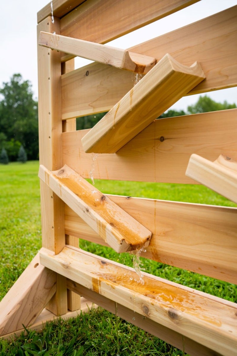 Water Wall Channeling Stand by Naturally Inspired Play
