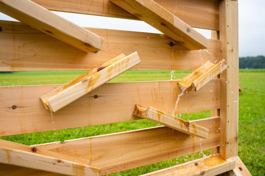 Water Wall Channeling Stand by Naturally Inspired Play