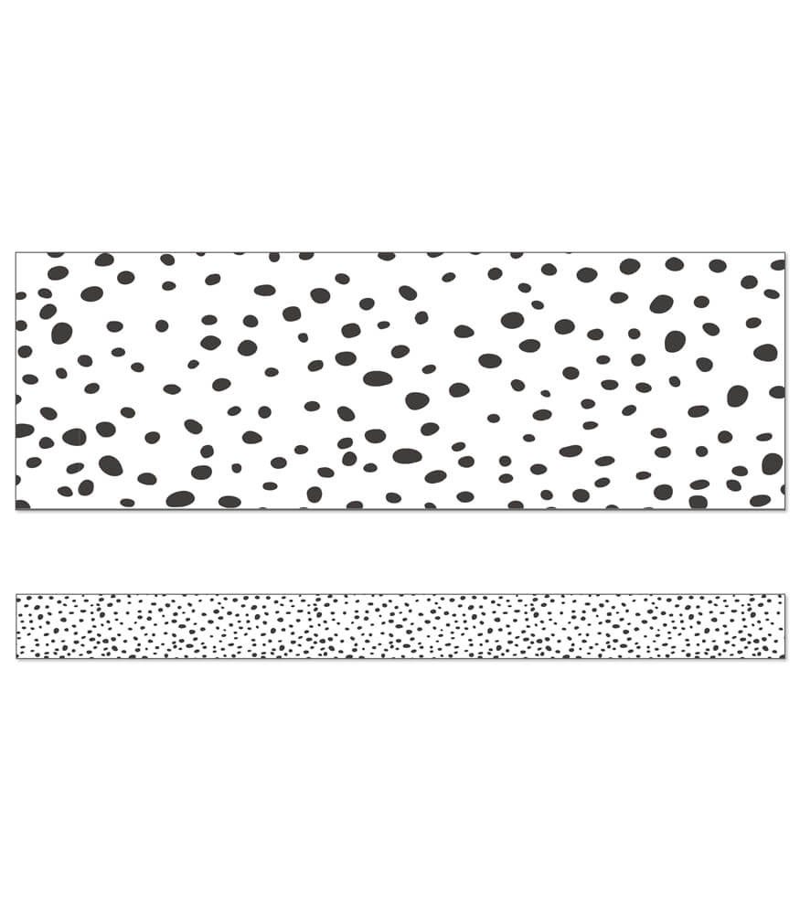 We Belong Black Dots Straight Borders