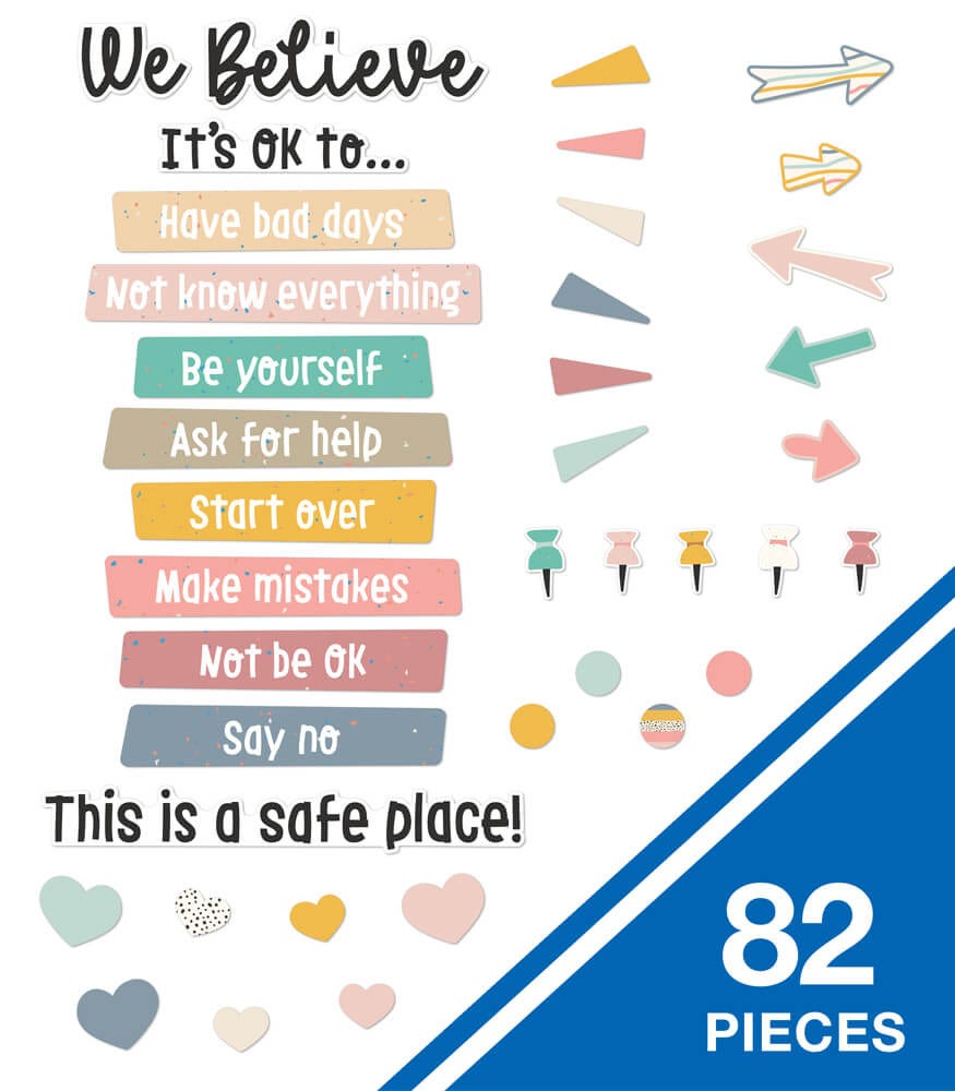 We Belong Motivational Bulletin Board Set