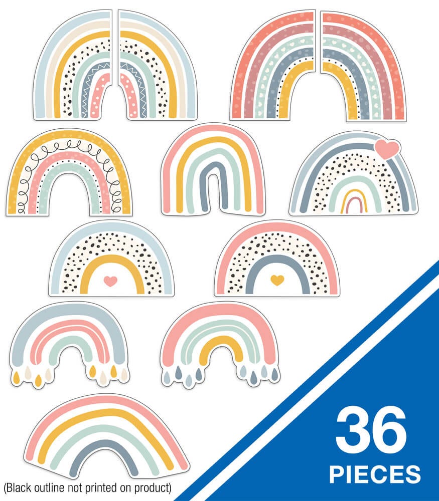 We Belong Rainbow Fun Cut-Outs