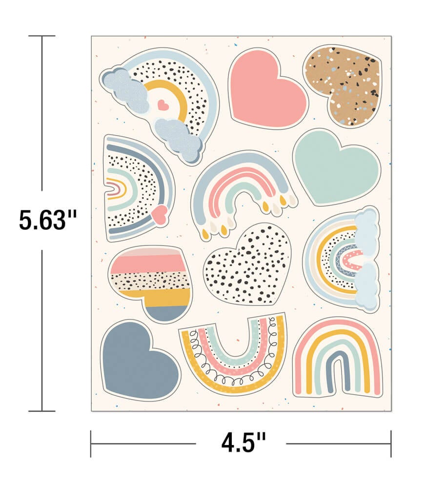 We Belong Shape Stickers