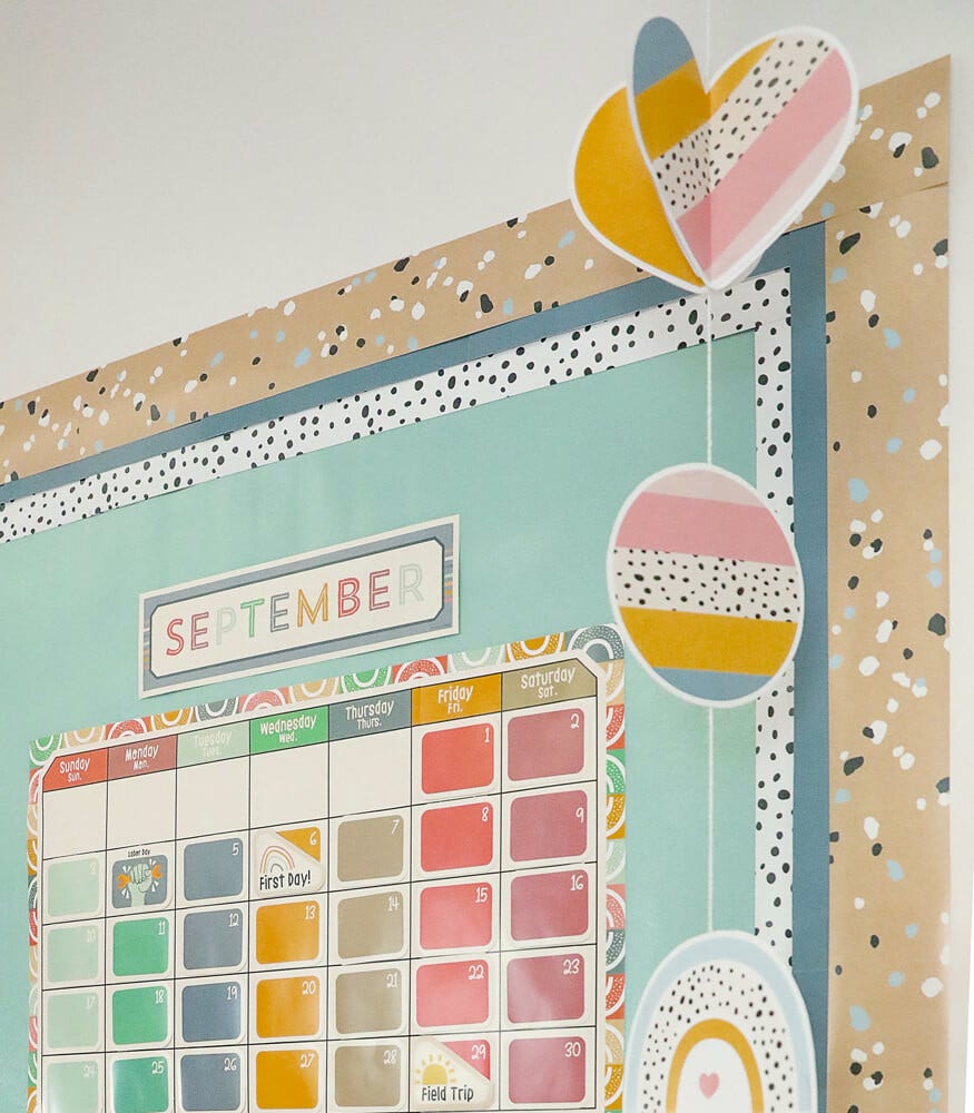 We Belong Speckled Kraft Paper Straight Borders