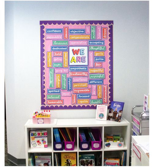 We Stick Together Motivational PrePunched Bulletin Board Set