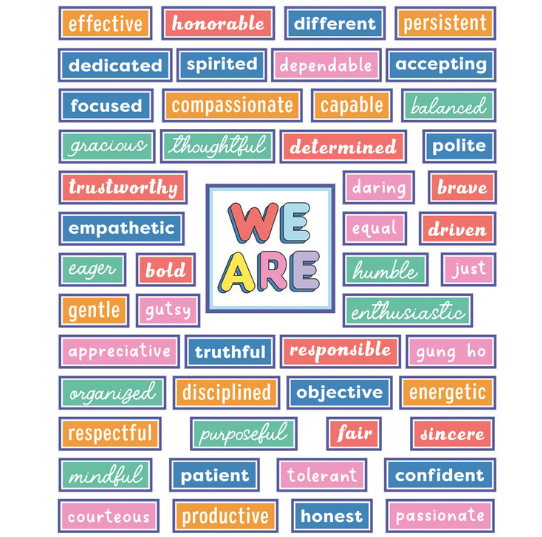 We Stick Together Motivational PrePunched Bulletin Board Set