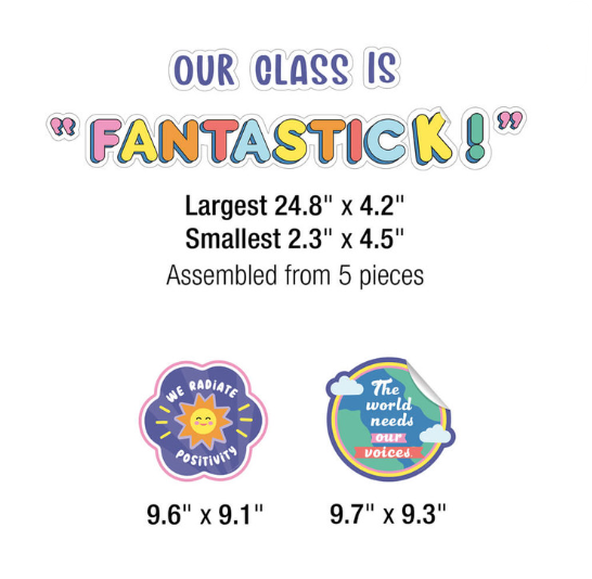 We Stick Together Our Class is Fantastic Bulletin Board Set