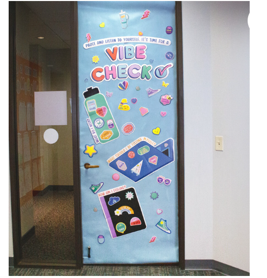 We Stick Together Vibe Check Bulletin Board Set