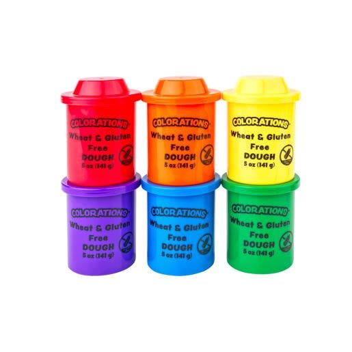 Wheat & Gluten Free Dough Classic 6 Colors 5oz