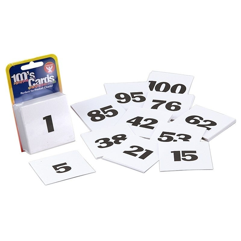 Pocket Chart Number Cards 100s Cards