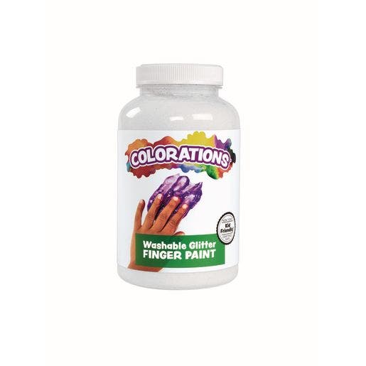 White Colorations Glitter Finger Paint
