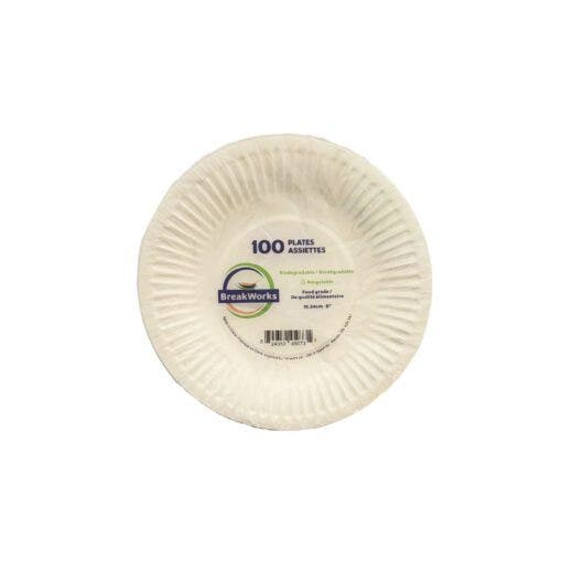 White Paper Plates