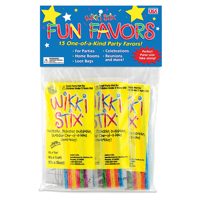 Wikki Stix Party Favor Pak 15