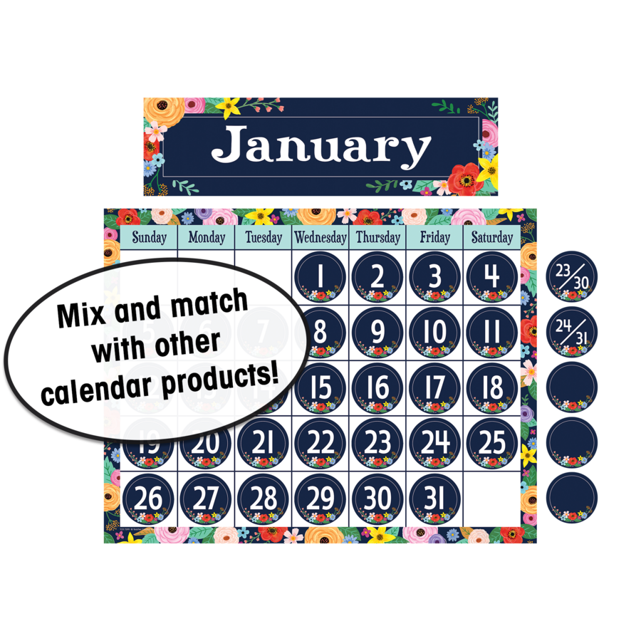 Wildflowers Calendar Days