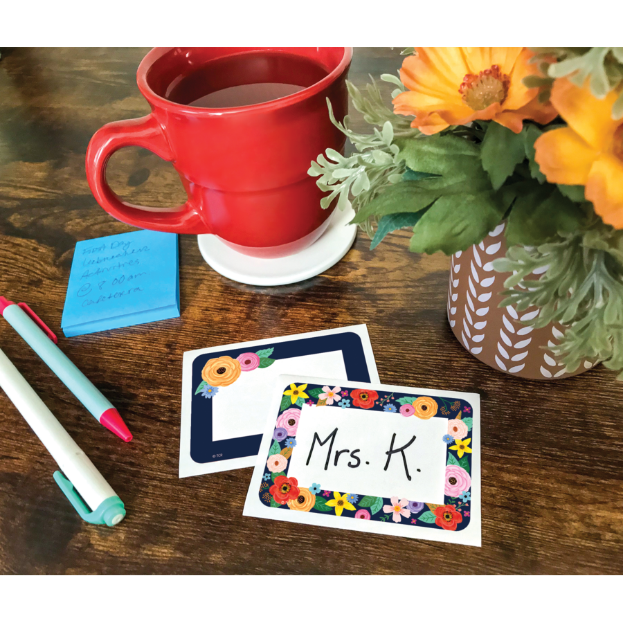 Wildflowers Name Tags Labels Multi Pack