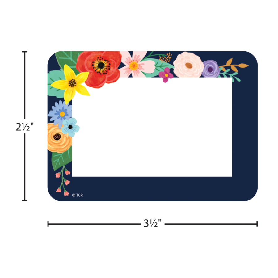 Wildflowers Name Tags Labels Multi Pack