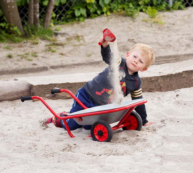 Winther Mini Viking Wheelbarrow Red