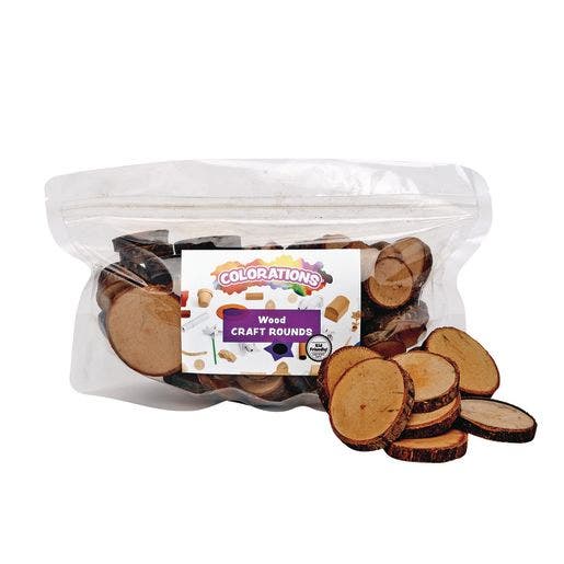 Wood Craft Rounds 50 Pieces