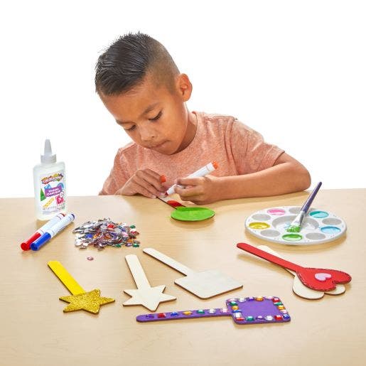 Wood Stick Shapes 20Pc 4 Designs