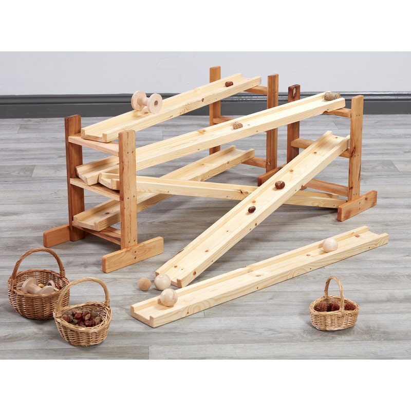 Wooden Chutes And Stands 9 pack