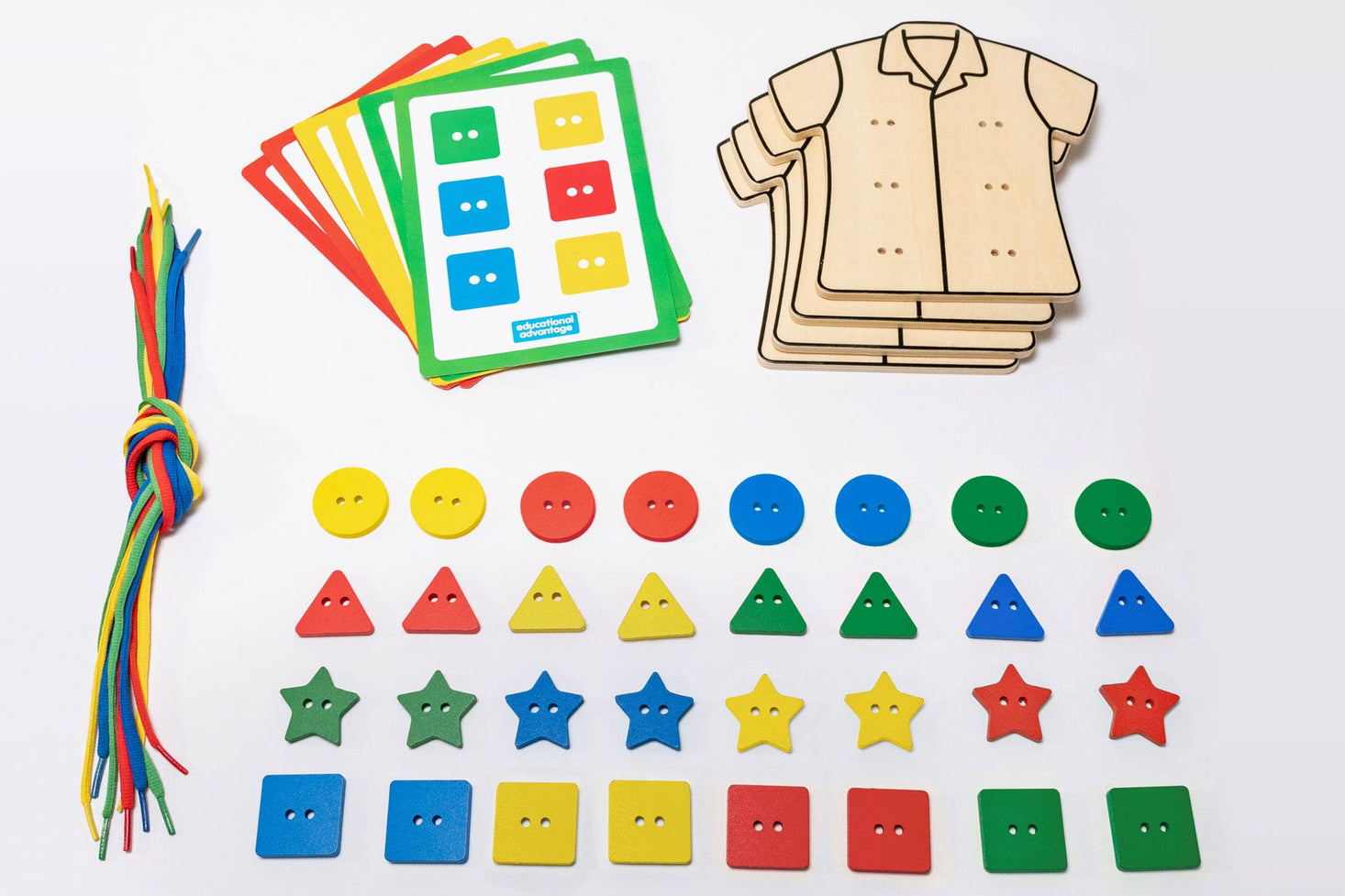 Wooden Lacing Clothes