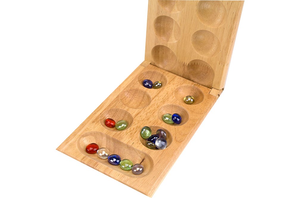 Wooden Mancala Folding Set