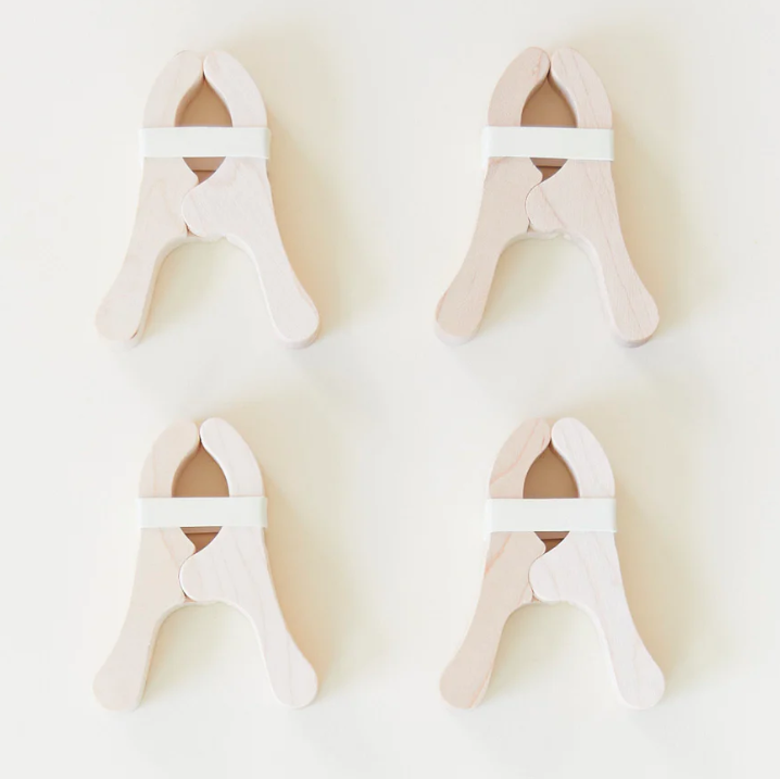 Wooden Playclips Set of 4