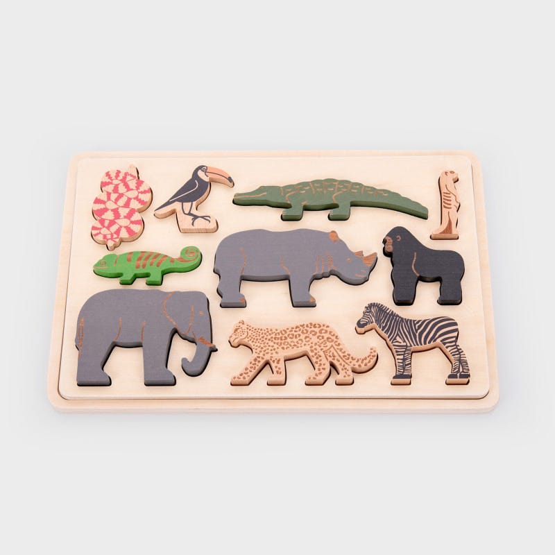 Wooden Safari Animals