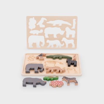 Wooden Safari Animals
