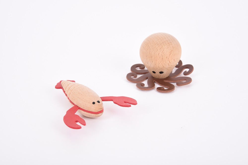 Wooden Sea Creatures