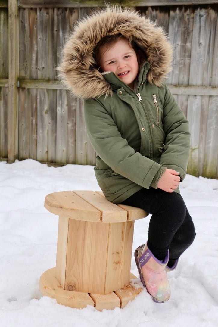 Wooden Spool by Naturally Inspired Play