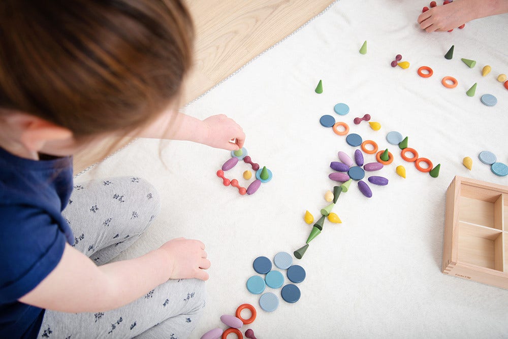 Wooden Treasures Sorting Set