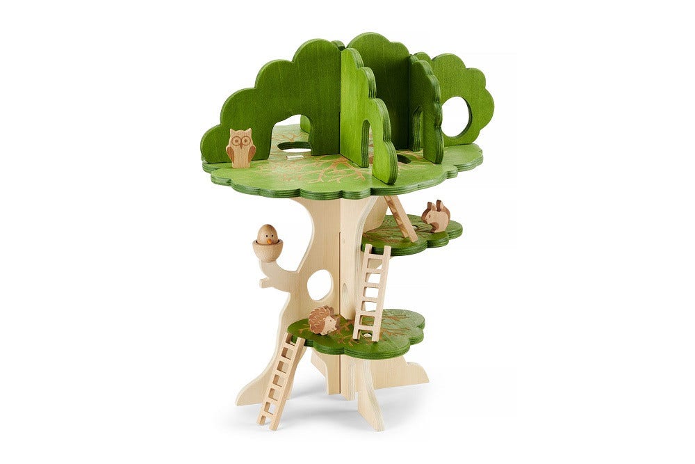 Woodland Trail Treehouse | tickit | Wooden Nature Play Structure